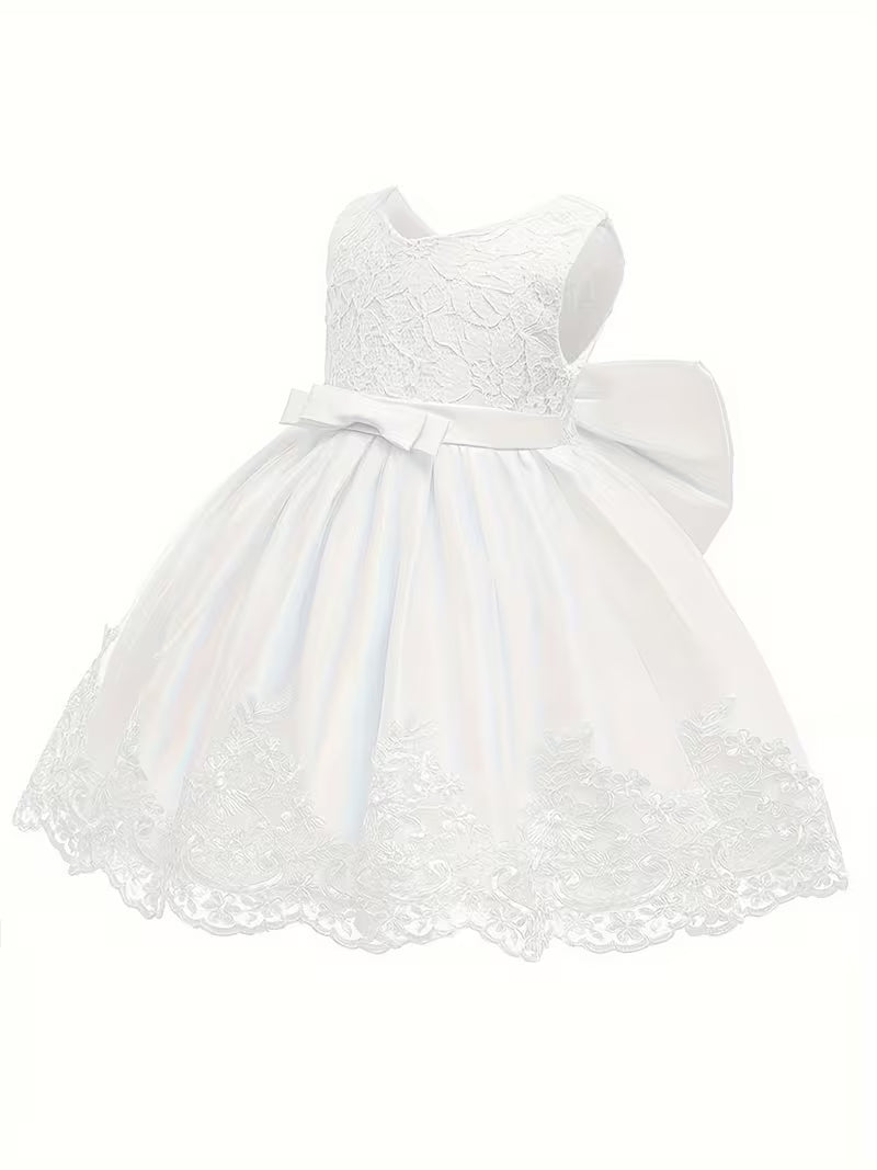 Lace Bow Baby & Toddler Princess Dress