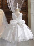 Lace Bow Baby & Toddler Princess Dress