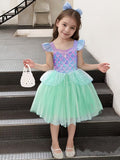 Mermaid Princess Sequin Tulle Dress
