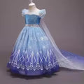 Snowflake Elsa Princess Dress Costume