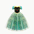 Emerald Princess Embroidered Ball Gown